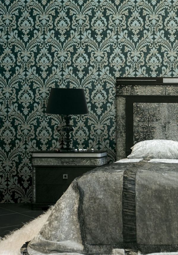 Non-woven wallpaper VD219174, Verde 2, Design ID