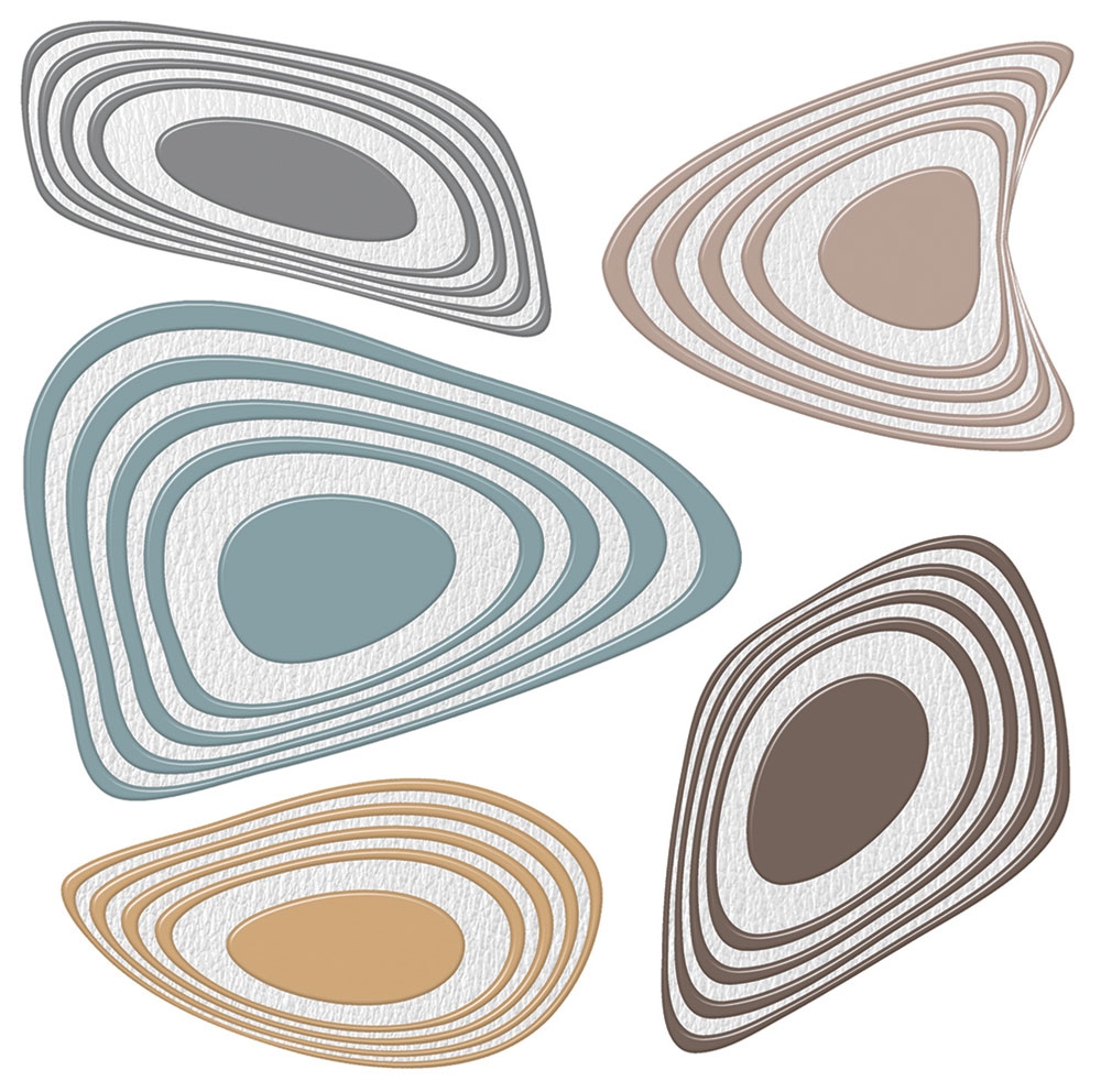 Selbstklebende Wanddekoration SS 3857, Abstract Semy Color, AG Design