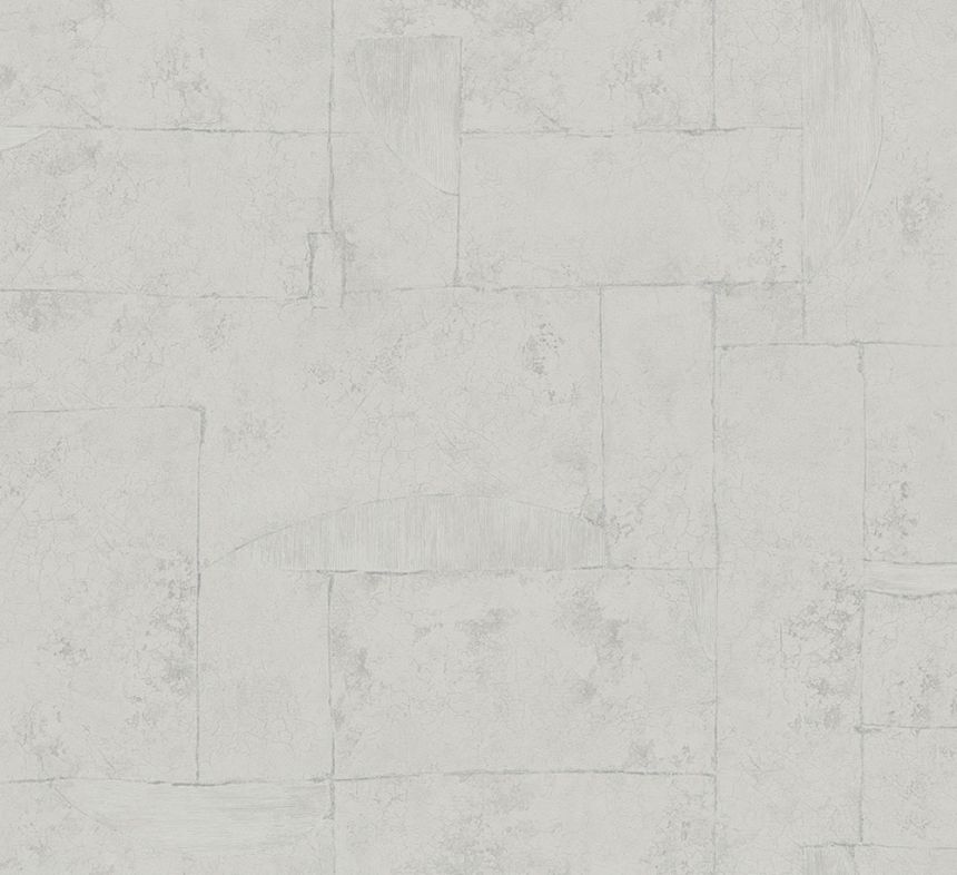 Graue geometrische Tapete 33724, Papis Loveday, Marburg