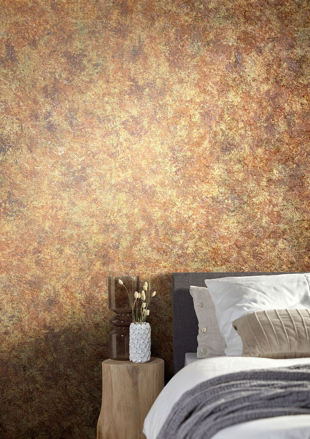 Luxus, Bronzetapete, Vintage-Putz 33202, Natural Opulence, Marburg