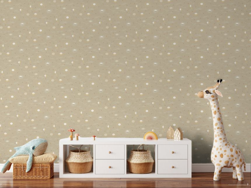 Beige Kindertapete Universum 323080 Explore Eijffinger