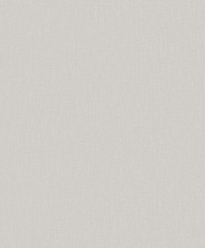 Grau-silberne Tapete, Stoffimitat, AT1009, Atmosphere, Grandeco
