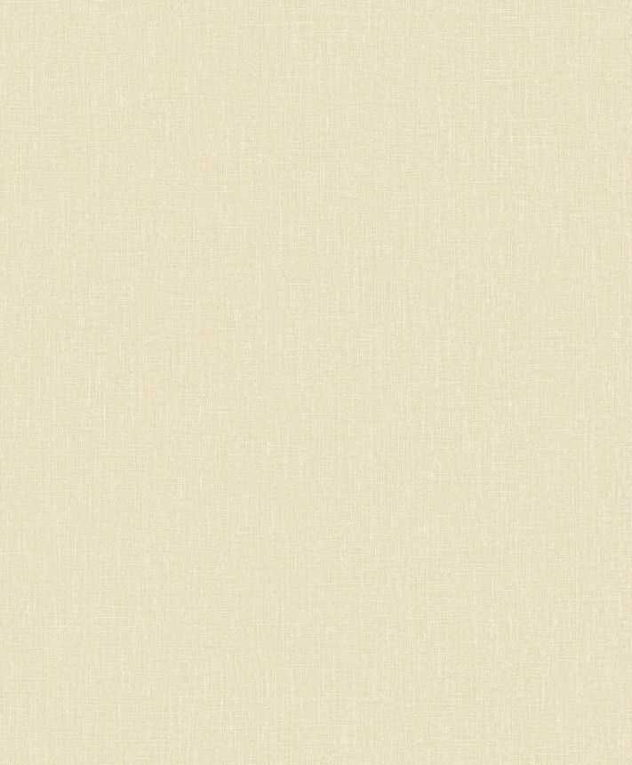 Beige-cremefarbene Tapete, Stoffimitat, AT1017, Atmosphere, Grandeco