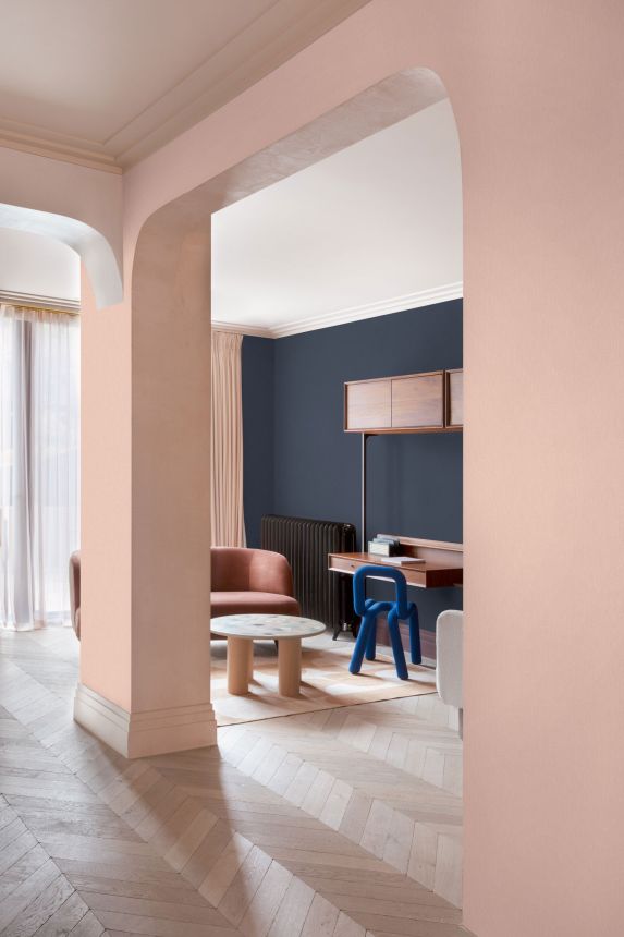 Rosa Tapete, Stoffimitat, AT1019, Atmosphere, Grandeco