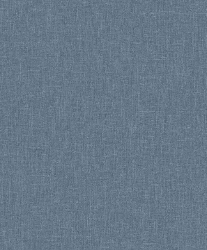 Blaue Tapete, Stoffimitat, AT1024, Atmosphere, Grandeco