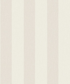 Creme gestreifte Tapete, Stoffimitat, AT4002, Atmosphere, Grandeco