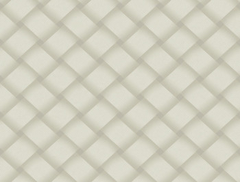 Grau-beige geometrische 3D-Tapete, EV3967, Candice Olson Casual Elegance, York
