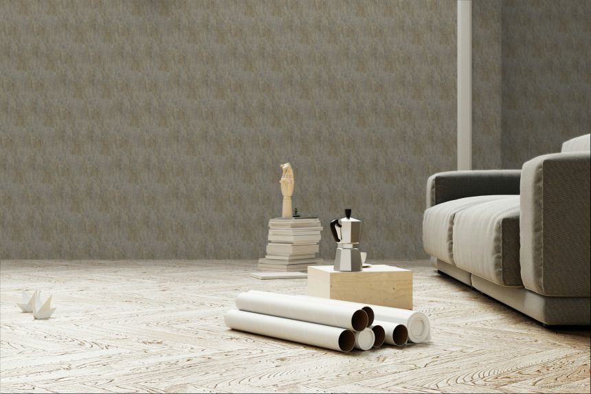 Vliestapete, braun, Beton, Stuck, RE25133, Reflect, Shades of Colour, Decoprint