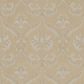 Beige-goldene Barocktapete, 33333, Tradizioni, Cristiana Masi by Parato