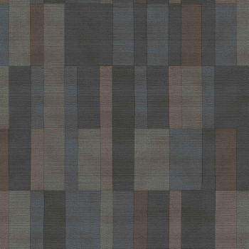 Graubraune geometrische Tapete, 43839, Terra, Cristiana Masi by Parato