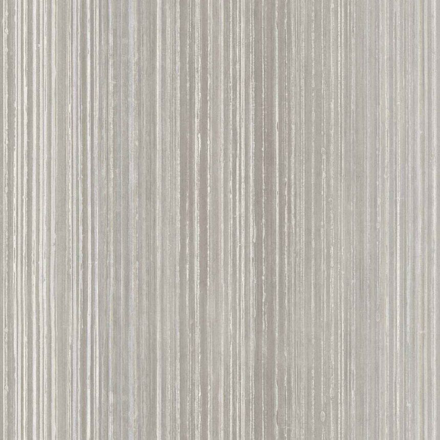 Gestreifte grau-cremefarbene Tapete, 43851, Terra, Cristiana Masi by Parato