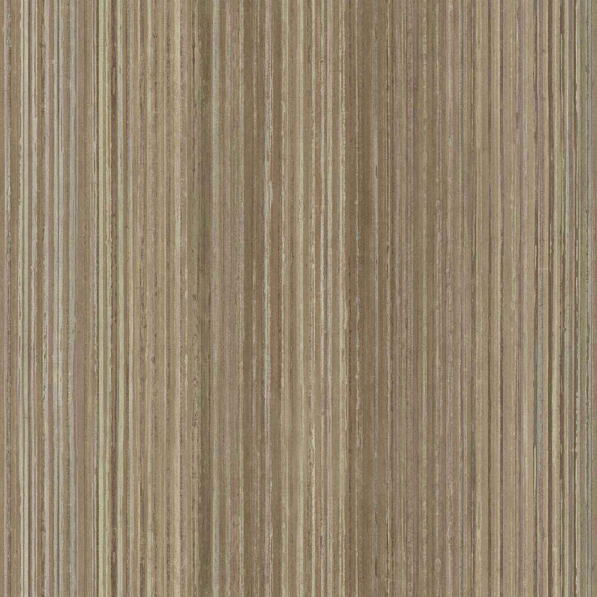 Braun-beige gestreifte Tapete, 43853, Terra, Cristiana Masi by Parato