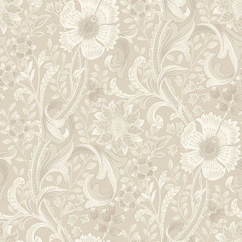 Vliestapete, beige, Blumen, PH3102, Perfect Harmony, Grandeco