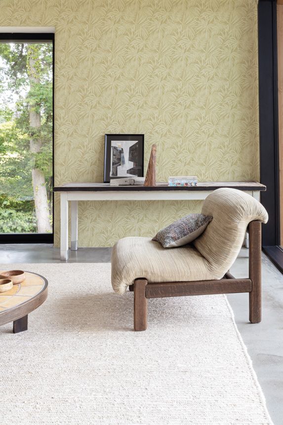 Vliestapete, ocker, Blätter, PH3412, Perfect Harmony, Grandeco