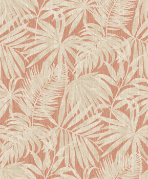 Vliestapete, Ziegelrot, Blätter, PH3415, Perfect Harmony, Grandeco