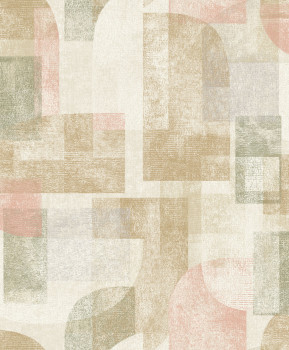 Geometrische Vliestapete, grün, PH3507, Perfect Harmony, Grandeco
