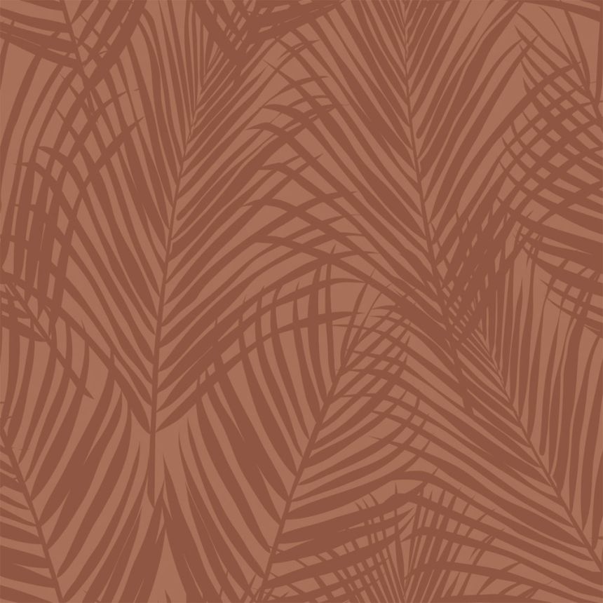 Vliestapete, Palmblätter, braun, 139370, Bloom, Esta Home