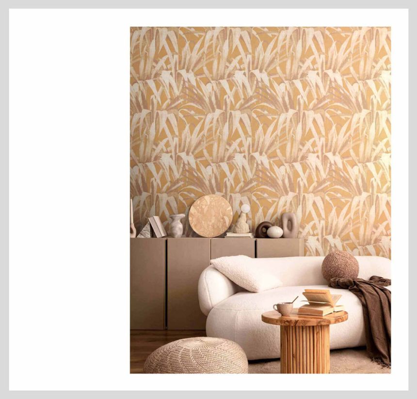 Vliestapete, braun-beige, Blätter, 15524, Botany House, Cristiana Masi by Parato