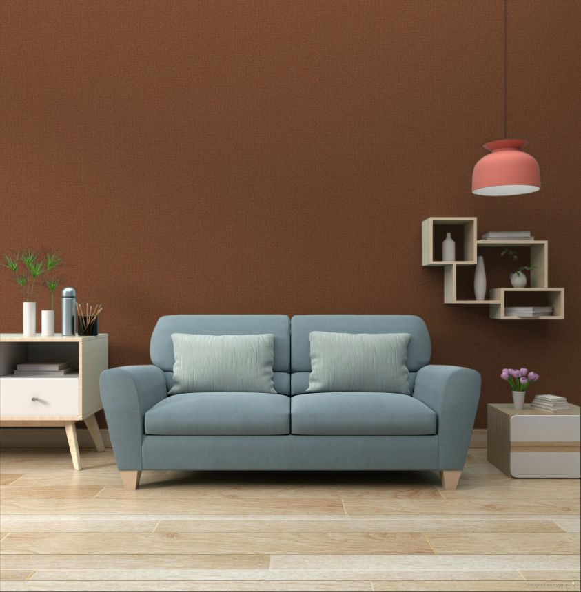 Vliestapete, rot, Stoffimitat, 340626, Linen Look, Eijffinger