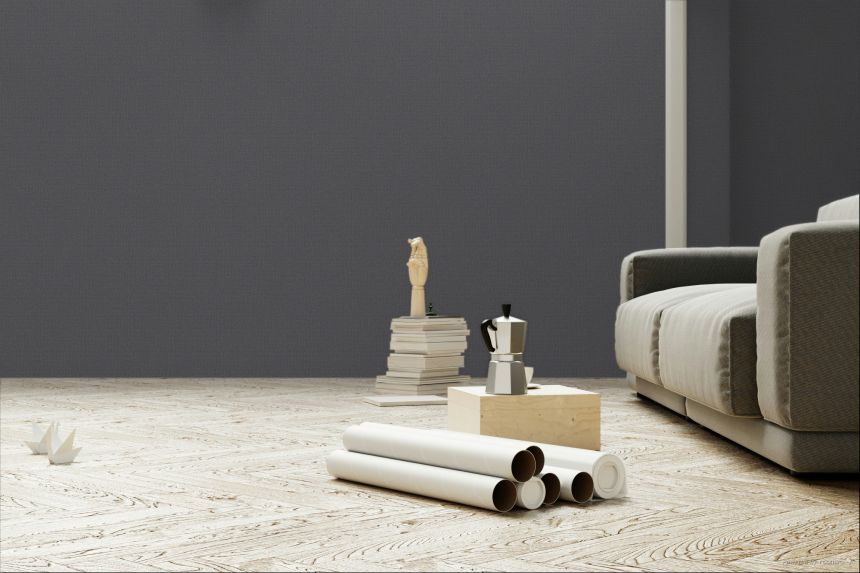Vliestapete, braun, Stoffimitat, 340643, Linen Look, Eijffinger