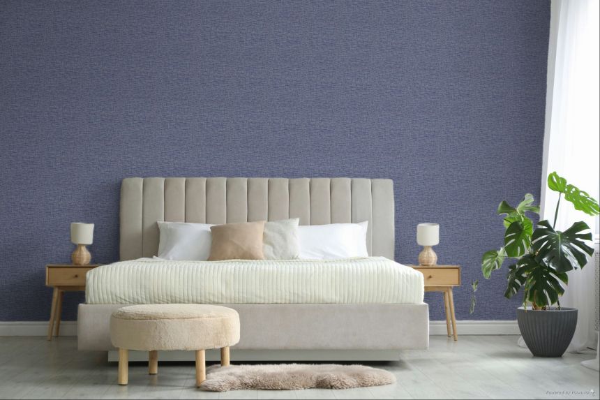 Vliestapete, blau, Stoffimitat, 340533, Groovy, Eijffinger