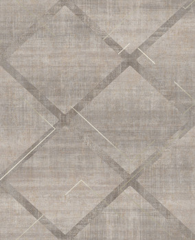 Geometrische Vliestapete, grau, 124125, Element, Graham Brown Premium