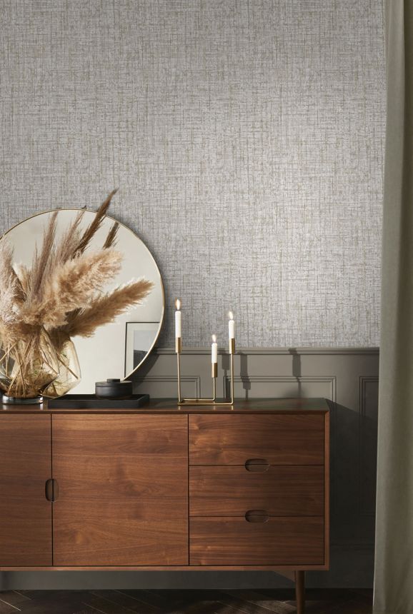Vliestapete, grau-beige, Strukturimitat, 124143, Element, Graham Brown Premium