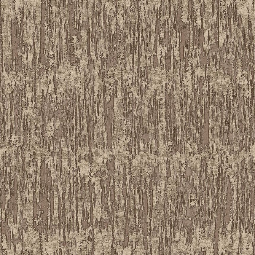 Vliestapete, braun-gold, Struktur, SA524036, Santa Fe, Design ID