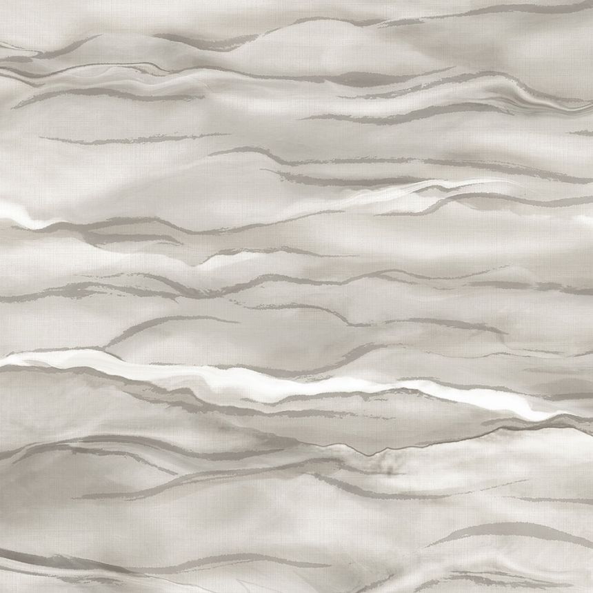 Vliestapete, grau, Wellen, Marmor, SA524043, Santa Fe, Design ID