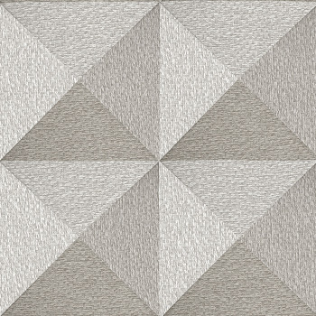 Geometrische Vliestapete, grau, SA524102, Santa Fe, Design ID