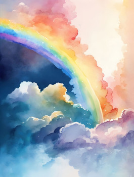 Vlies-Fototapete, Regenbogen, CW6000-1, Cute Walls, Decoprint