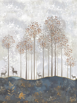 Kinderfototapete, Hirsch, Wald, CW6047-1, Cute Walls, Decoprint