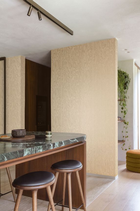 Vliestapete, beige-rosa, Holzverkleidung, RHA204, Rhapsody, Masureel