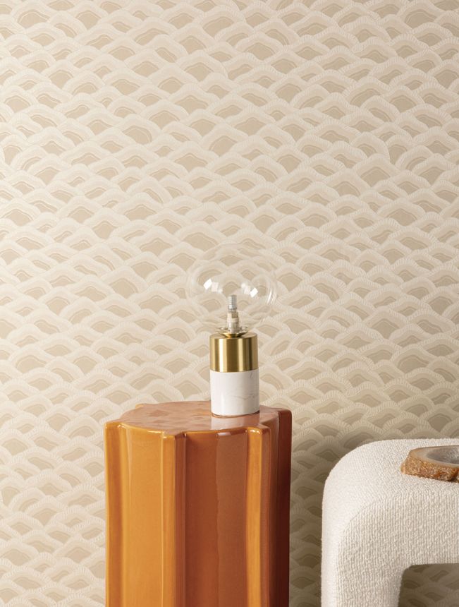 Vliestapete, beige, Landschaft, RHA301, Rhapsody, Masureel