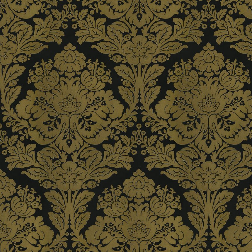 Vliestapete, schwarz-gold, Barockmuster, 20001, New Tekko, Emiliana Parati