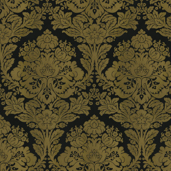 Vliestapete, schwarz-gold, Barockmuster, 20001, New Tekko, Emiliana Parati