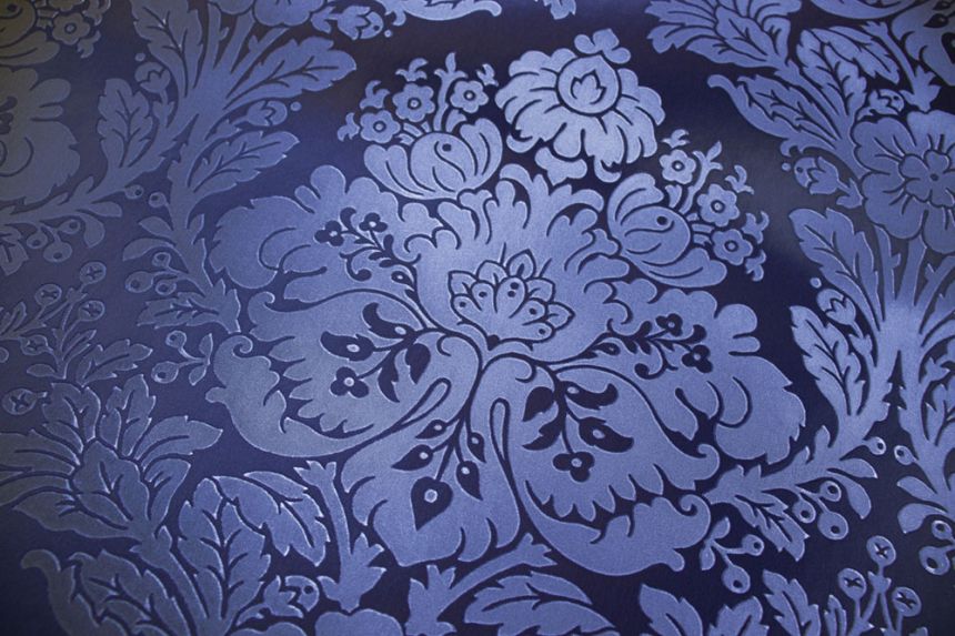 Vliestapete, blau, Barockmuster, 20004, New Tekko, Emiliana Parati