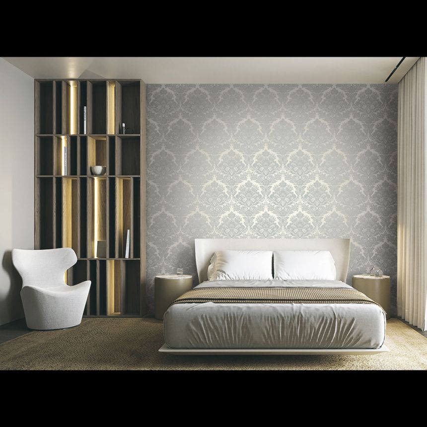 Vliestapete, braun-beige, Barockmuster, 20006, New Tekko, Emiliana Parati