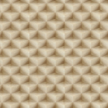 3D geometrische Vliestapete,  braun-beige, 20017, New Tekko, Emiliana Parati