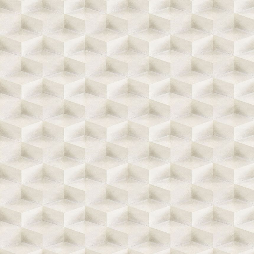 3D geometrische Vliestapete, Perlmuttfarbe, 20020, New Tekko, Emiliana Parati