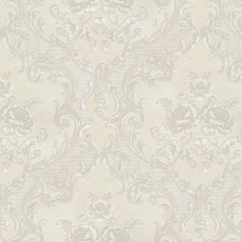 Vliestapete, creme, Barockmuster, 20029, New Tekko, Emiliana Parati