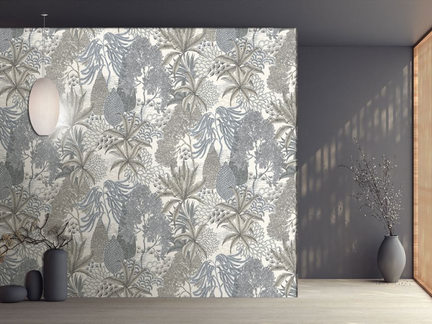 Vlies-Fototapete, grau, Blätter, FW4003-2, Feature Walls, Decoprint
