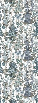 Vlies-Fototapete, blau, Blumen, FW4025-4, Feature Walls, Decoprint
