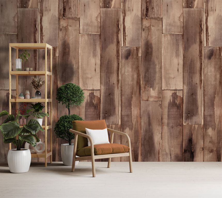Vlies-Fototapete, braun, Holz, FW4051-7, Feature Walls, Decoprint