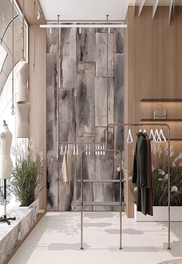 Vlies-Fototapete, grau, Holz, FW4051-11, Feature Walls, Decoprint