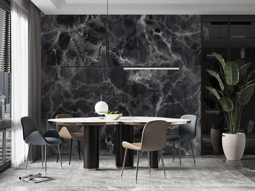 Vlies-Fototapete, schwarz, Marmor, FW4052-5, Feature Walls, Decoprint