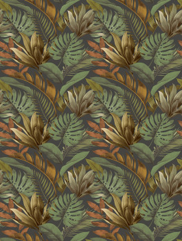 Vlies-Fototapete, grün-braun, Blätter, FW4059-2, Feature Walls, Decoprint