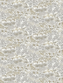 Vlies-Fototapete, grau-beige, Blumen, FW4062-1, Feature Walls, Decoprint
