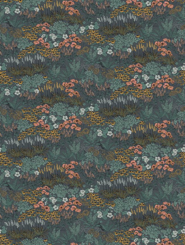 Vlies-Fototapete, blau, Blumen, FW4062-4, Feature Walls, Decoprint