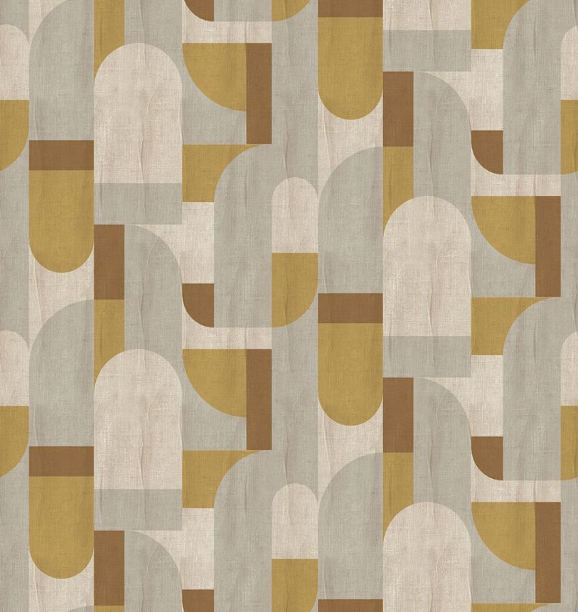 Geometrische Vlies-Fototapete, beige, FW4064-3, Feature Walls, Decoprint